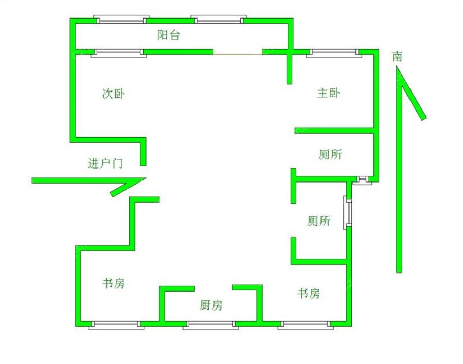 祥生江山樾 4室 2厅 125平米