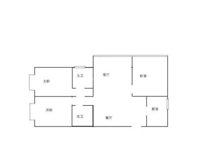 世纪村三区 2室 1厅 59.1平米