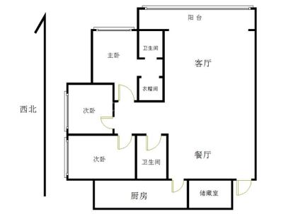 状元府邸（乐至） 3室 2厅 122.47平米