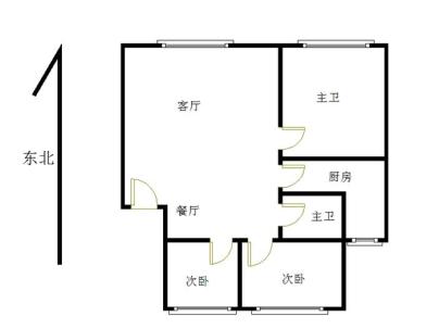 天池府邸 3室 2厅 85.35平米