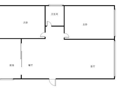 江南综合大市场商住楼 2室 2厅 78.8平米