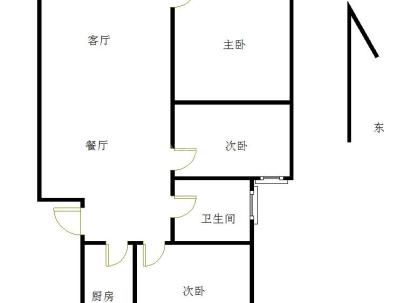 恒锦苑 3室 2厅 96.29平米