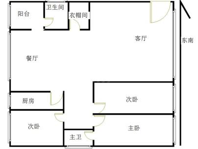 仙鹤大道168号 3室 2厅 136.44平米