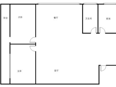 新南路145号 2室 2厅 76.5平米