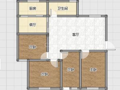 西大成小区 4室 2厅 130平米