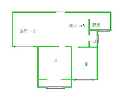 锦华苑 2室 2厅 97.76平米