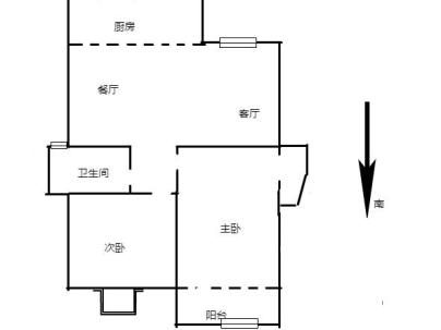 九州方圆 2室 2厅 88平米
