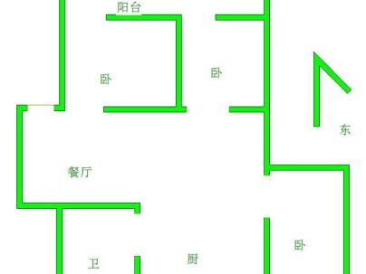明珠新村 3室 1厅 70平米