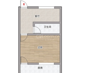 下吕浦7区天鹅 1室 1厅 35.39平米