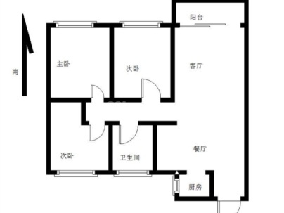 中汇锦园 2室 2厅 96平米