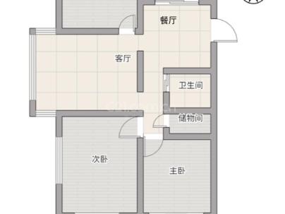 龙沈新村 3室 2厅 88平米