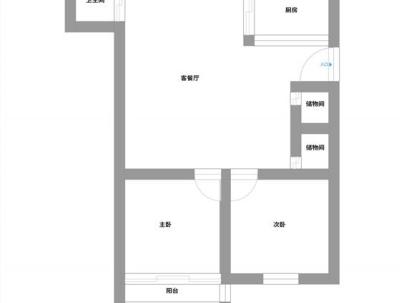 永楠公寓 2室 1厅 90.7平米