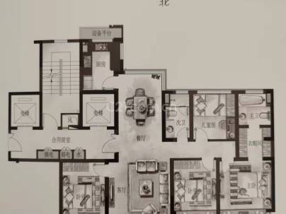 沁璞园（理想之城） 4室 2厅 140平米