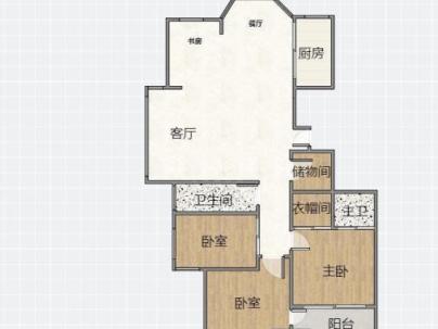 大自然家园一期 3室 2厅 163平米