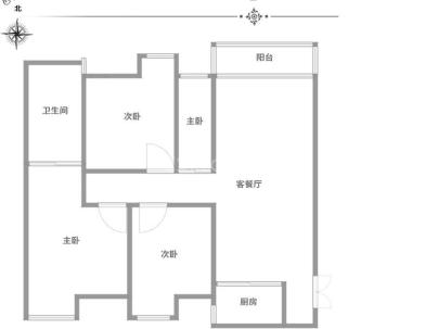 墨斗小区 3室 2厅 131.82平米