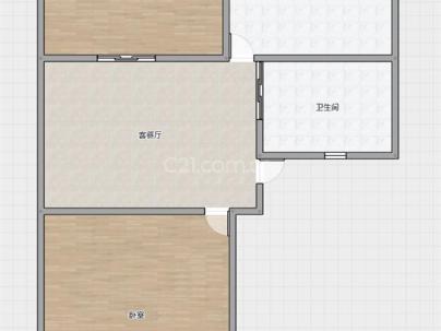 东信大楼 2室 1厅 68平米