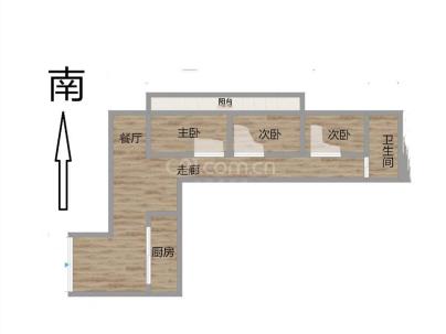 新都会 2室 121平米