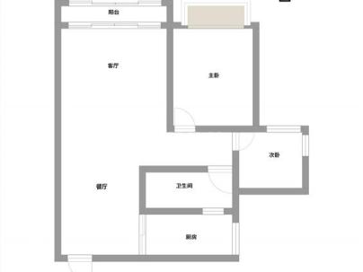 麻行小区 2室 1厅 68平米