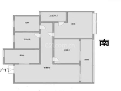 永安锦苑 3室 2厅 125平米