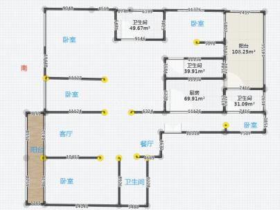 宏联佳园 5室 2厅 204平米