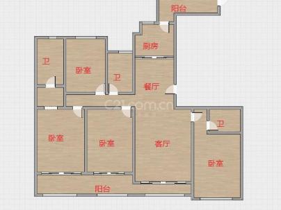 学院路十一峯 4室 2厅 168平米