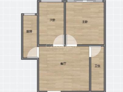 锦东家园一期 2室 1厅 56.8平米