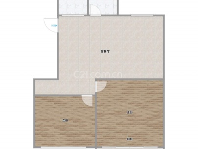 瑶溪住宅区六组团 2室 1厅 80平米