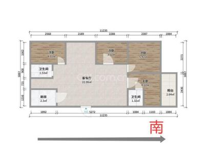 桂华家园 1室 168平米