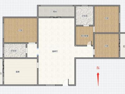 沙门锦园 4室 2厅 125平米