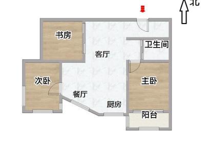 龙泉公寓 2室 2厅 94平米