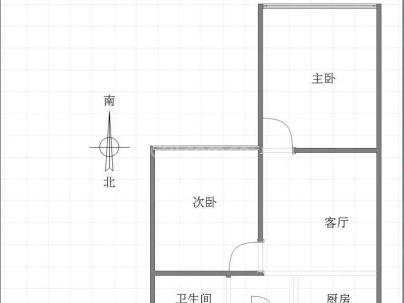 荷花公寓 2室 1厅 49平米