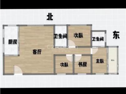 东方花苑 4室 2厅 182平米