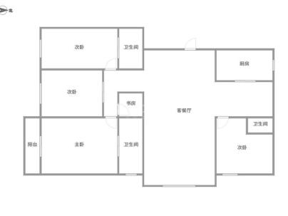 罗西住宅区五组团 5室 2厅 203平米