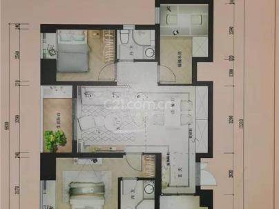 甲里家园一组团 3室 2厅 107平米