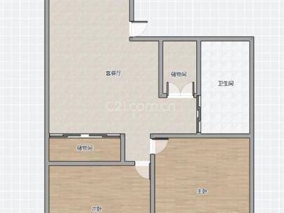 虞师里小区 2室 2厅 70.54平米