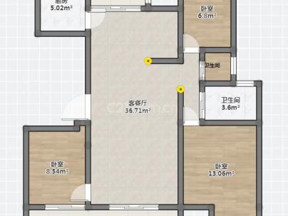 丰昌家园 1室 1厅 129平米