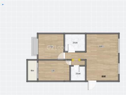 霞鸿锦园 2室 2厅 92.2平米