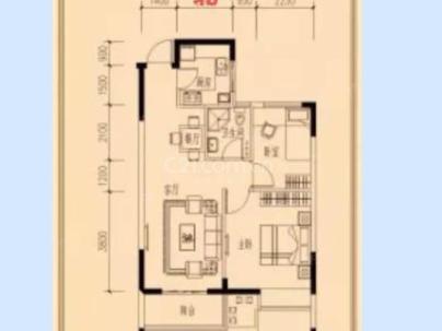 广华家园 2室 2厅 75平米