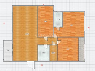 瓯盛锦园 3室 2厅 127平米