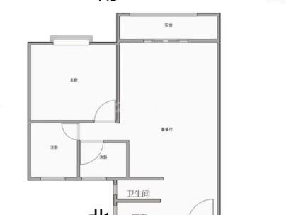 忆江嘉园三组团 3室 1厅 90平米