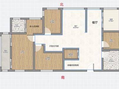 江滨大厦 4室 2厅 179.9平米