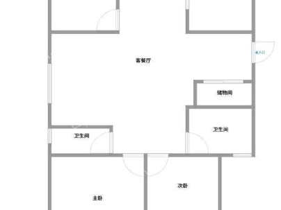 罗西住宅区一组团 1室 30平米