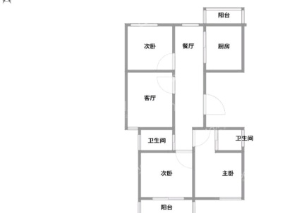 罗西住宅区A15组团 3室 2厅 135平米