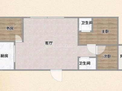 西山家园 3室 1厅 117平米