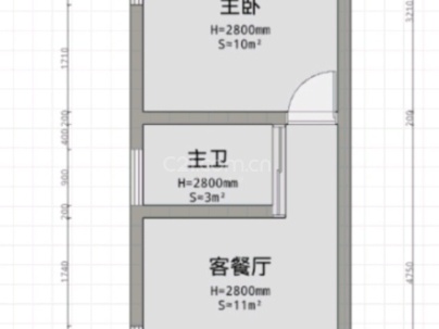 安澜小区 1室 1厅 59.21平米