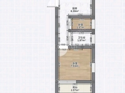 龟湖路 2室 48.42平米