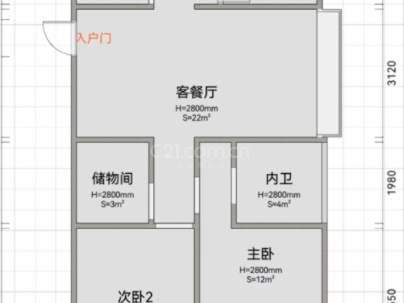 滨沁华庭（洪殿单元f-28地块） 3室 2厅 139平米