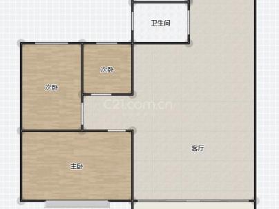 忆江嘉园三组团 3室 1厅 90平米