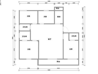 白麓城三期（温玉庭） 4室 2厅 142.19平米