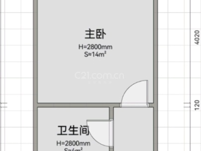 安澜小区 1室 1厅 34.82平米